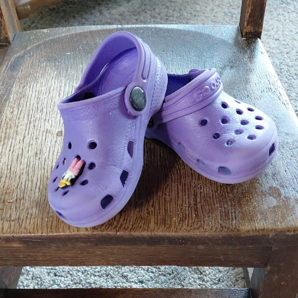 CROCS Kids Purple Sandals